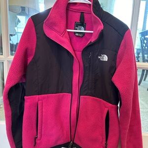 North Face women’s jacket, size medium, barely worn, pink & brown